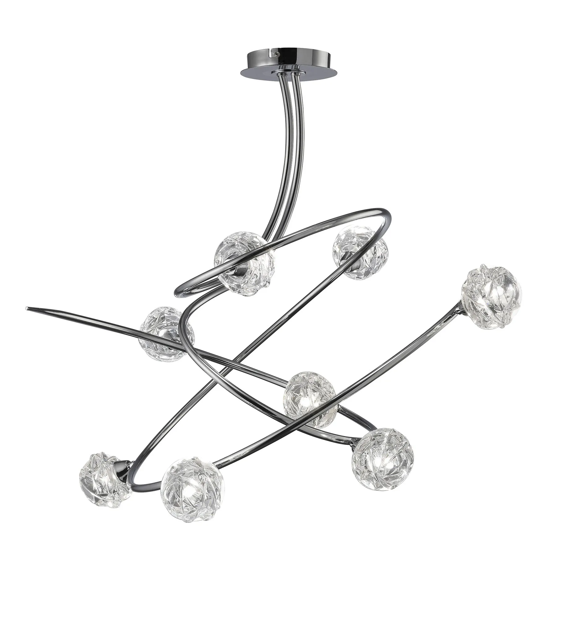 M3940  Maremagnum Semi Ceiling 8 Light